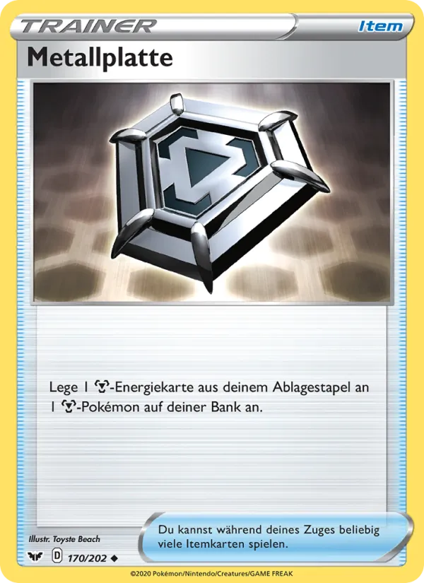Metallplatte (Sword & Shield #170/202)