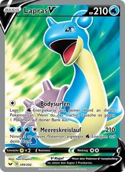Lapras V (Schwert & Schild #189/202)