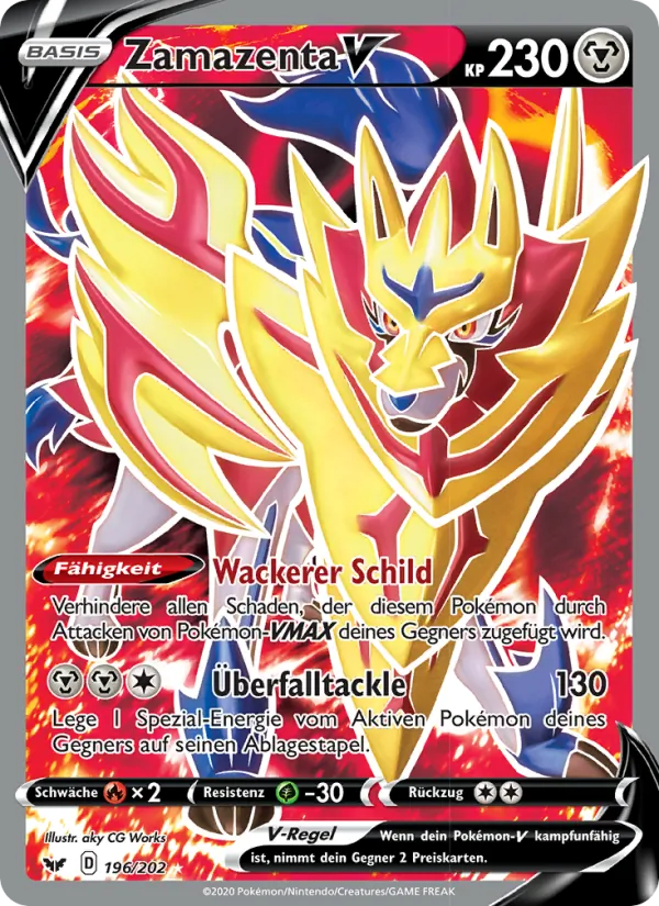 Zamazenta V (Schwert & Schild #196/202)