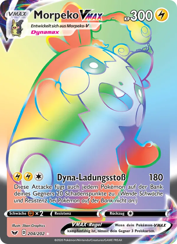 Morpeko VMAX (Sword & Shield #204/202)