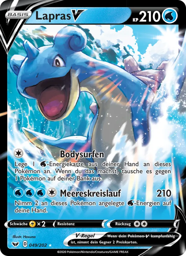 Lapras V (Schwert & Schild #49/202)
