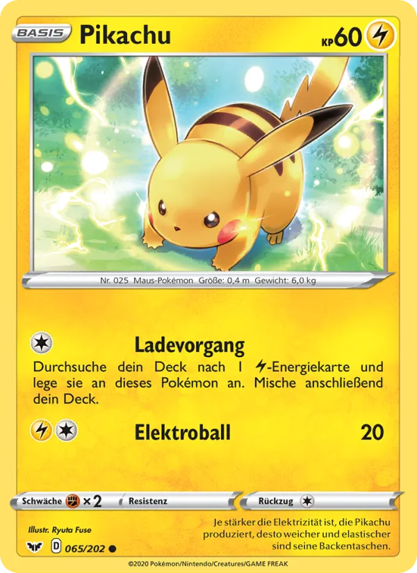Pikachu (Schwert & Schild #65/202)