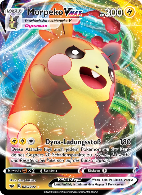 Morpeko VMAX (Sword & Shield #80/202)