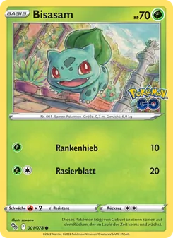 Bisasam (Pokémon GO #001/78)