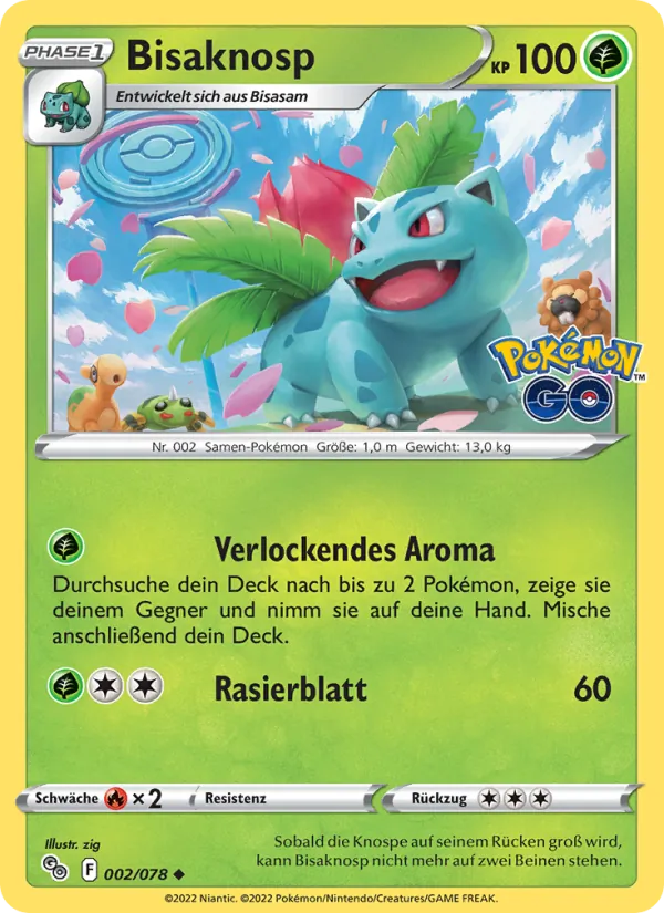 Bisaknosp (Pokémon GO #002/78)