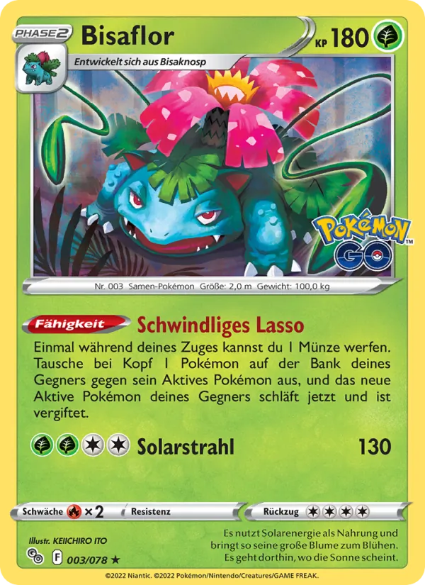 Bisaflor (Pokémon GO #003/78)
