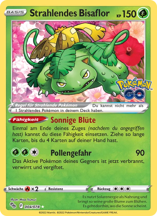 Strahlendes Bisaflor (Pokémon GO #004/78)