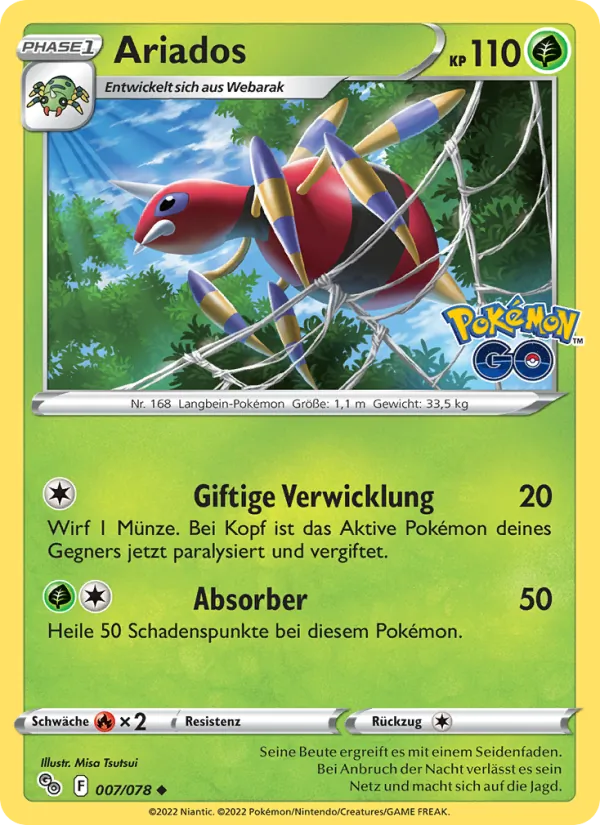 Ariados (Pokémon GO #007/78)