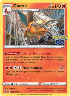 Glurak (Pokémon GO #010/78)
