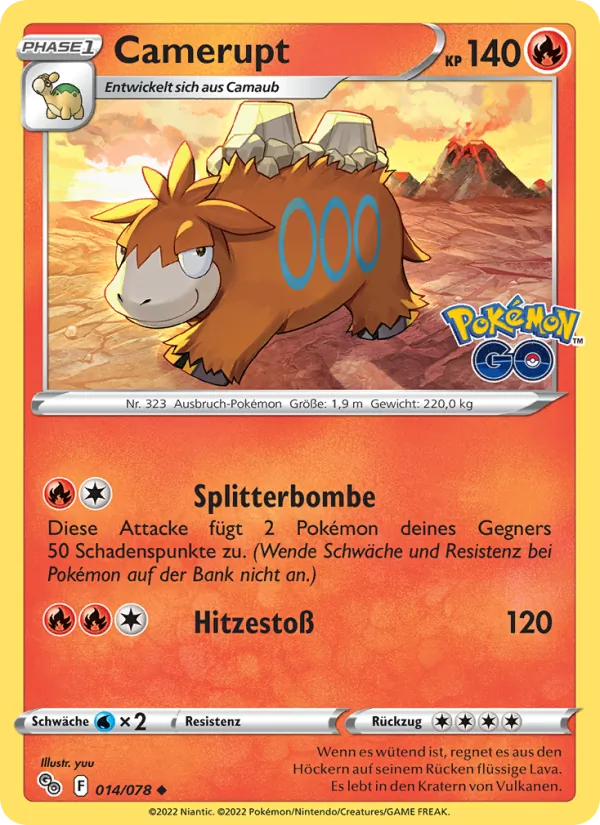Camerupt (Pokémon GO #014/78)