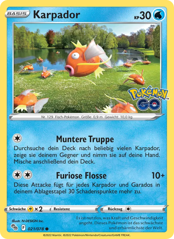 Karpador (Pokémon GO #021/78)