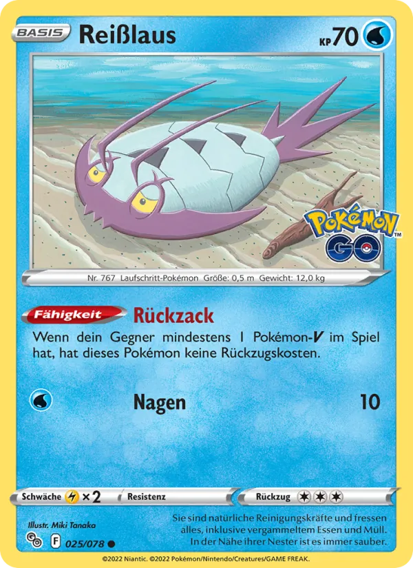 Reißlaus (Pokémon GO #025/78)