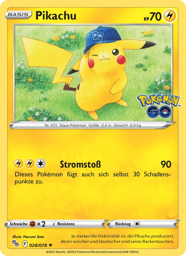 Pikachu (Pokémon GO #028/78)