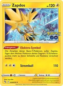Zapdos (Pokémon GO #029/78)
