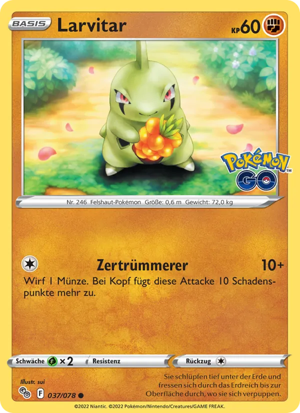 Larvitar (Pokémon GO #037/78)