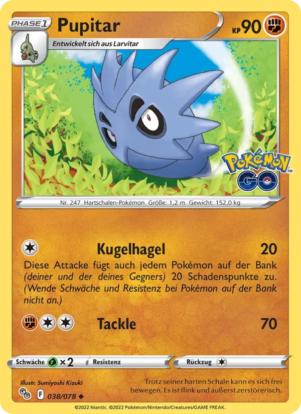 Pupitar (Pokémon GO #038/78)