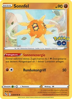 Sonnfel (Pokémon GO #039/78)