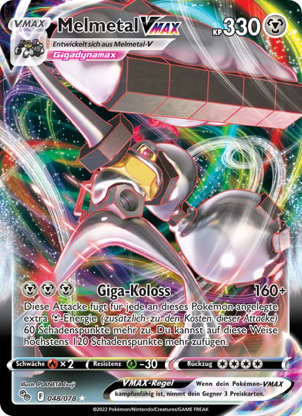 Melmetal VMAX (Pokémon GO #048/78)