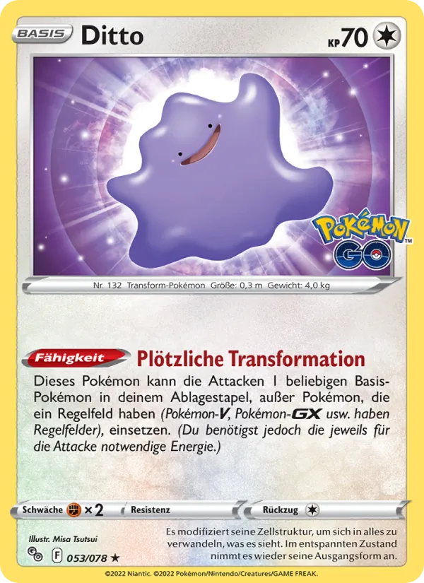 Ditto (Pokémon GO #053/78)