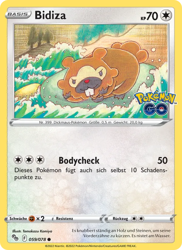 Bidiza (Pokémon GO #059/78)