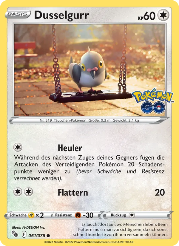 Dusselgurr (Pokémon GO #061/78)