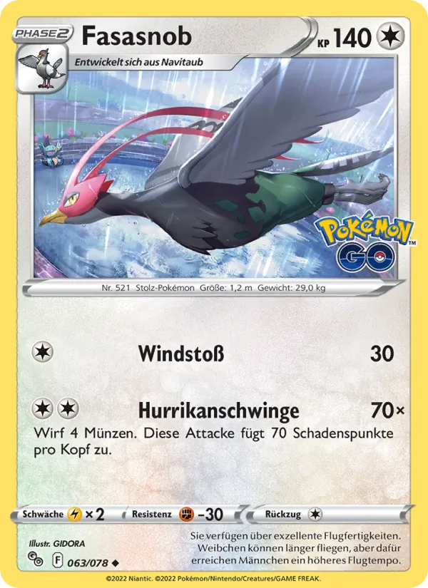 Fasasnob (Pokémon GO #063/78)