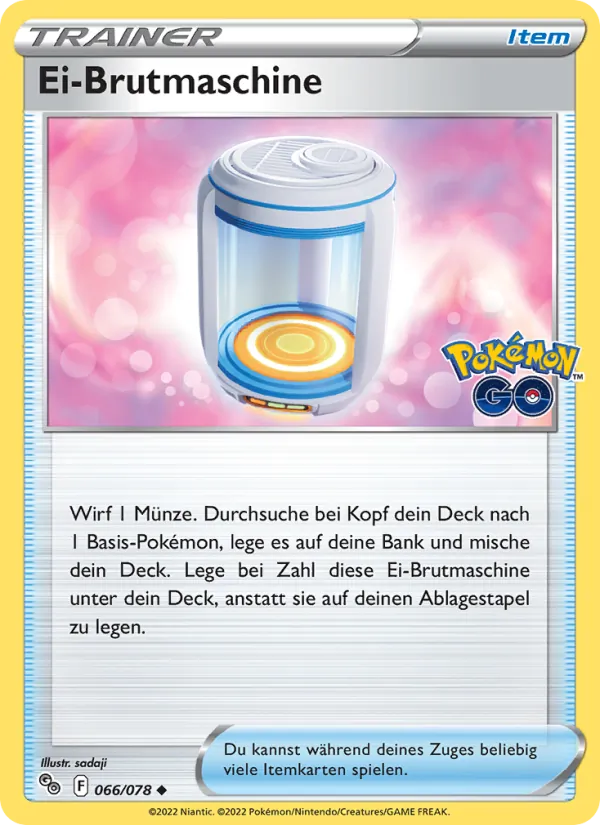 Ei-Brutmaschine (Pokémon GO #066/78)