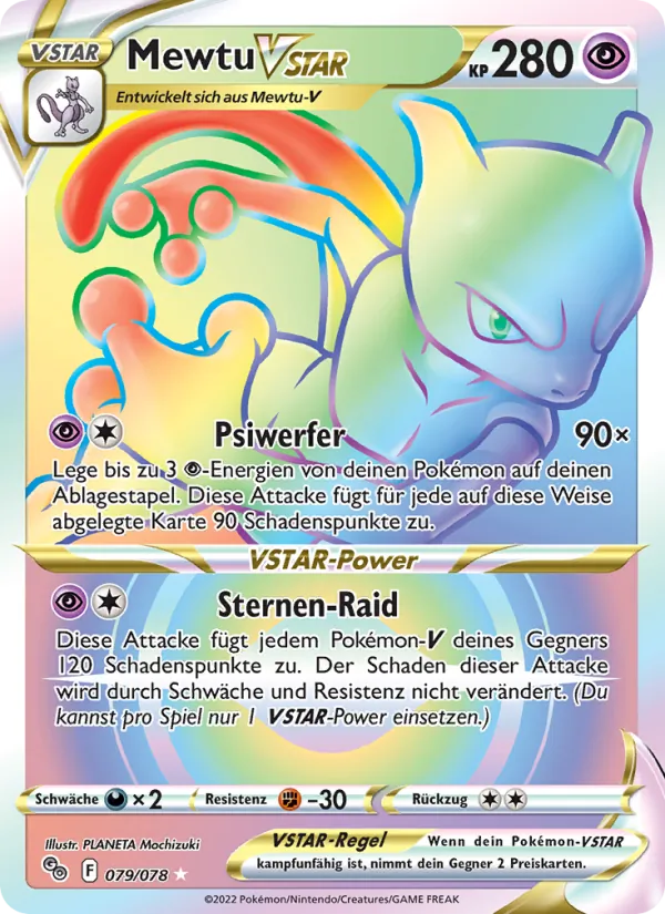 Mewtu VSTAR (Pokémon GO #079/78)