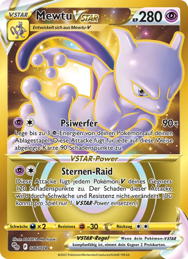Mewtu VSTAR (Pokémon GO #086/78)