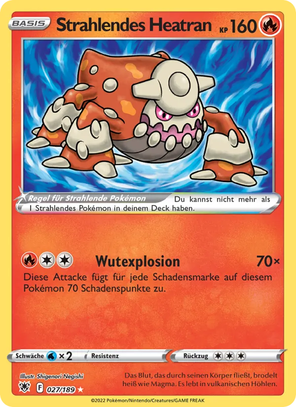 Strahlendes Heatran (Astralglanz #027/189)