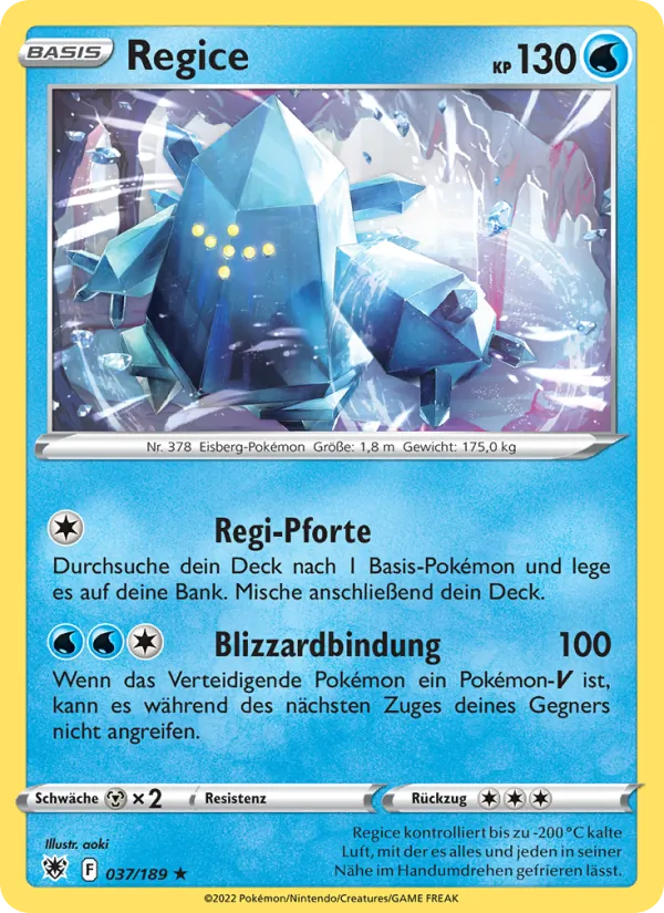 Regice (Astralglanz #037/189)