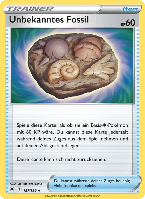 Unbekanntes Fossil (Astral Radiance #157/189)