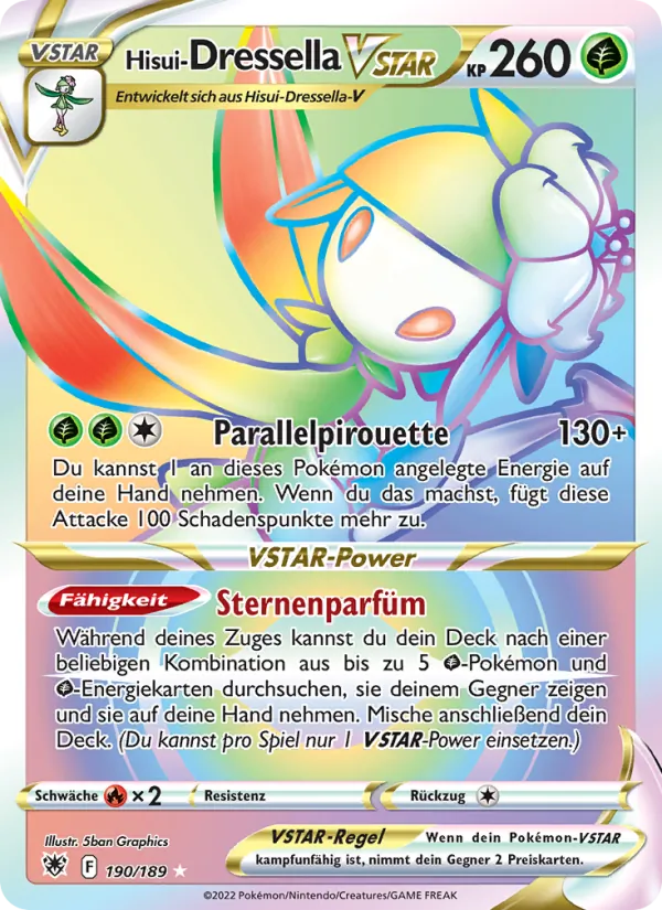 Hisui-Dressella VSTAR (Astralglanz #190/189)