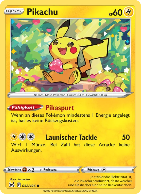 Pikachu (Lost Origin #052/196)