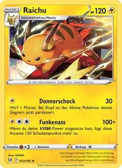 Raichu (Verlorener Ursprung #053/196)