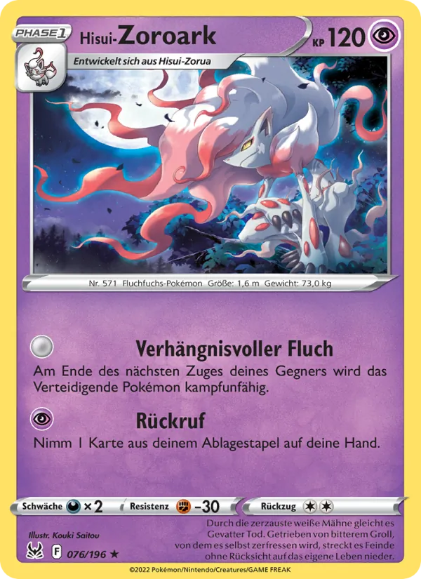 Hisui-Zoroark (Verlorener Ursprung #076/196)