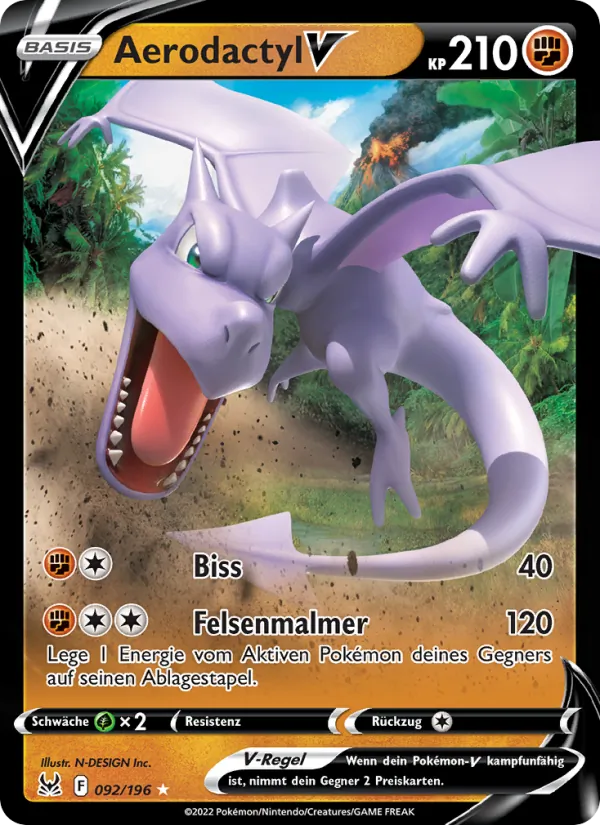 Aerodactyl V (Lost Origin #092/196)