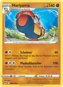 Hariyama (Verlorener Ursprung #098/196)