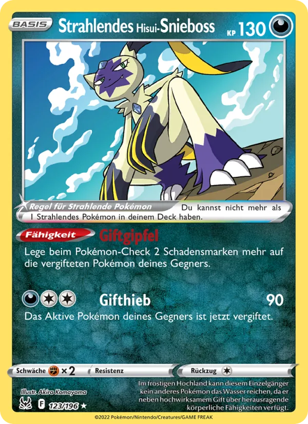 Strahlendes Hisui-Snieboss (Verlorener Ursprung #123/196)