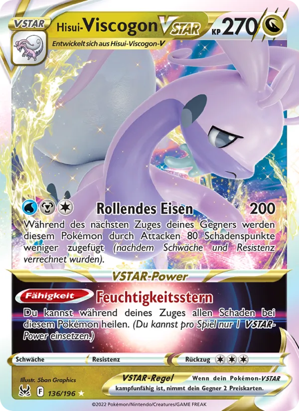 Hisui Viscogon-VSTAR (Lost Origin #136/196)