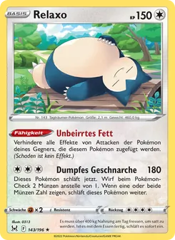 Relaxo (Verlorener Ursprung #143/196)
