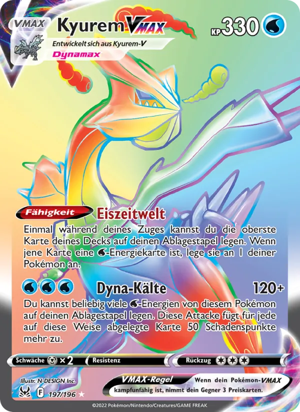 Kyurem VMAX (Lost Origin #197/196)