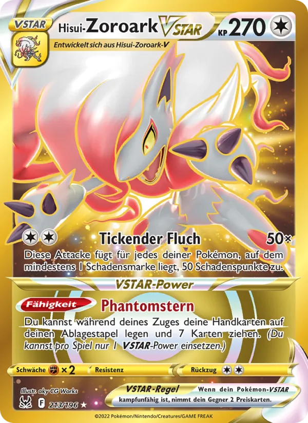 Hisui-Zoroark VSTAR (Verlorener Ursprung #213/196)