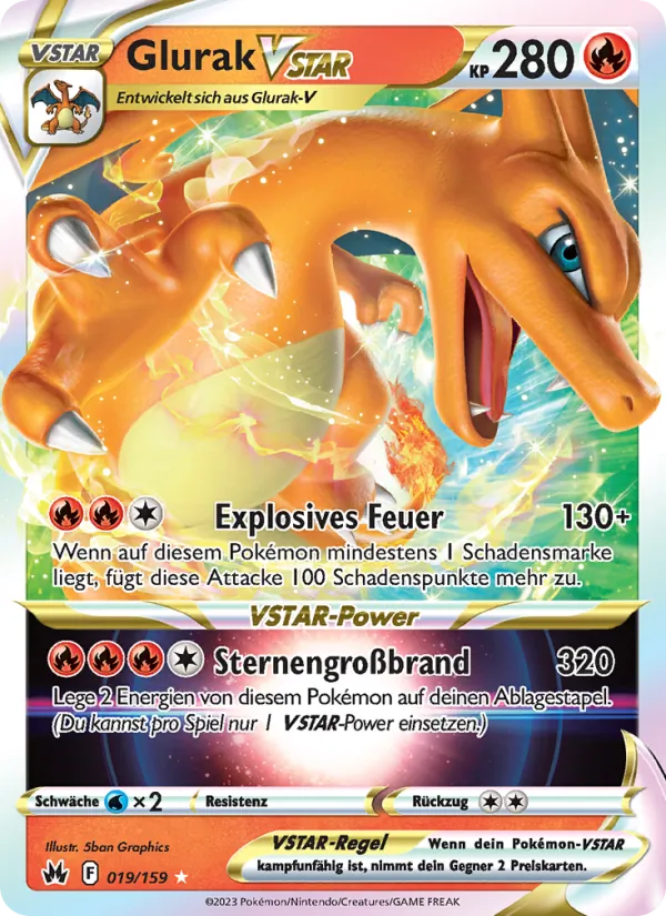 Glurak VSTAR (Zenit der Könige #019/159)