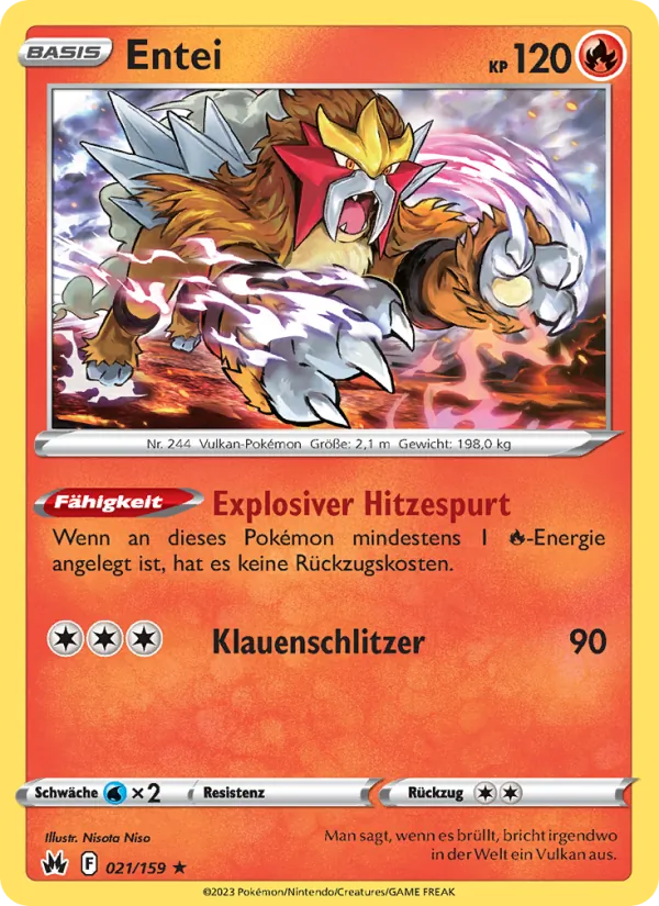 Entei (Zenit der Könige #021/159)