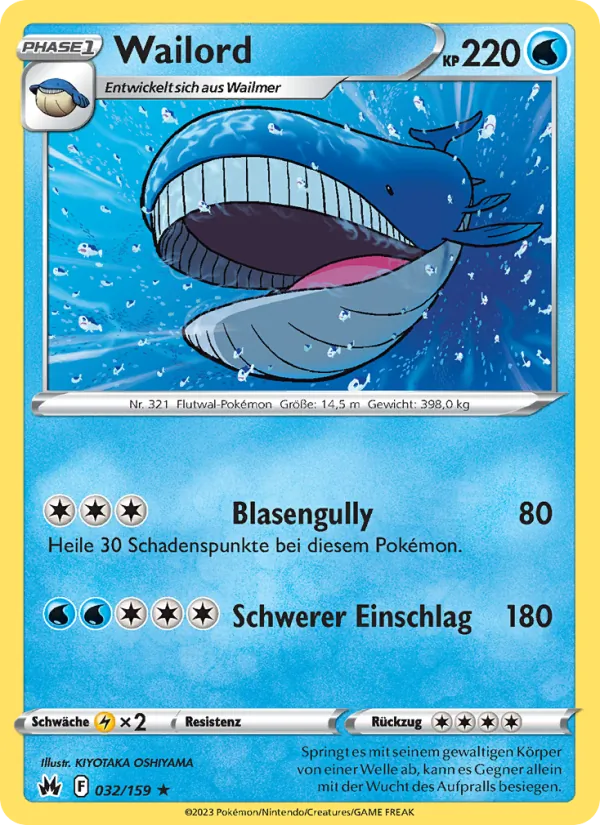Wailord (Zenit der Könige #032/159)