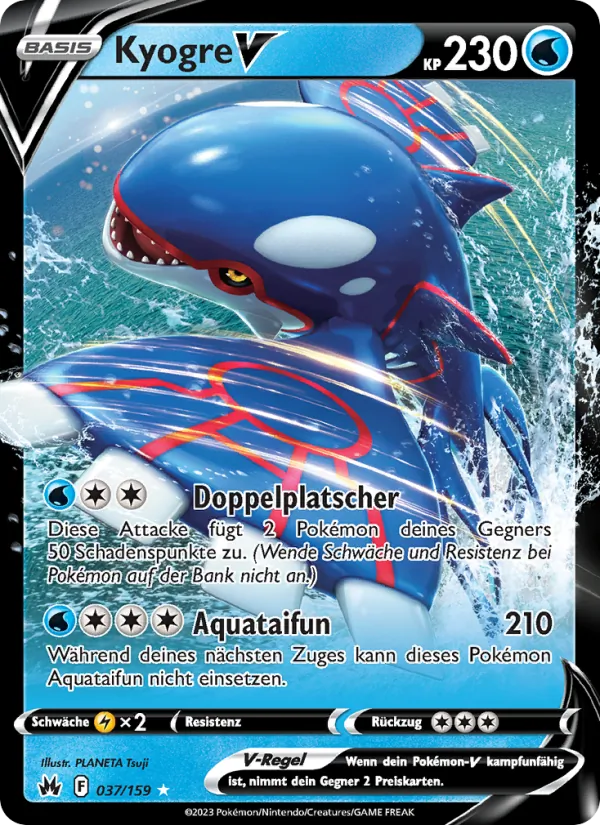 Kyogre V (Zenit der Könige #037/159)