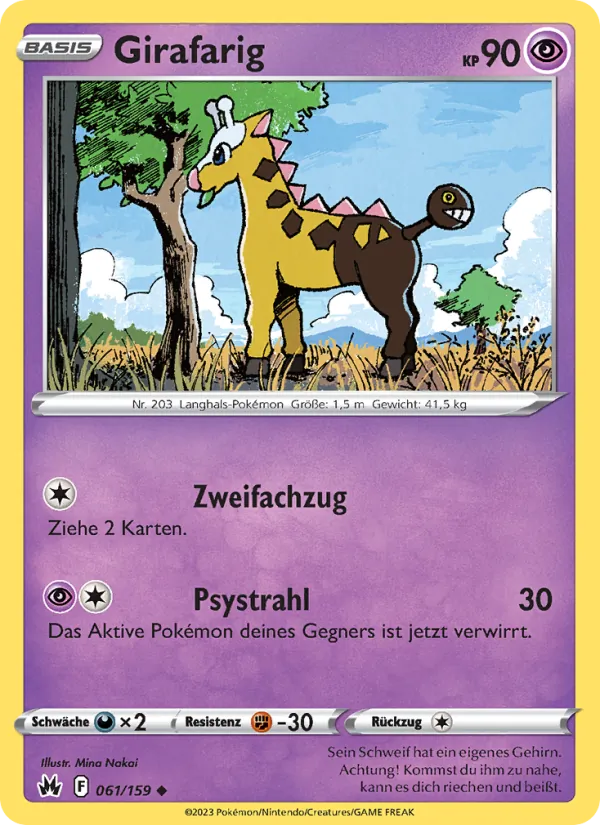 Girafarig (Crown Zenith #061/159)
