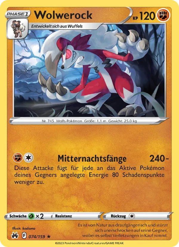 Wolwerock (Crown Zenith #074/159)