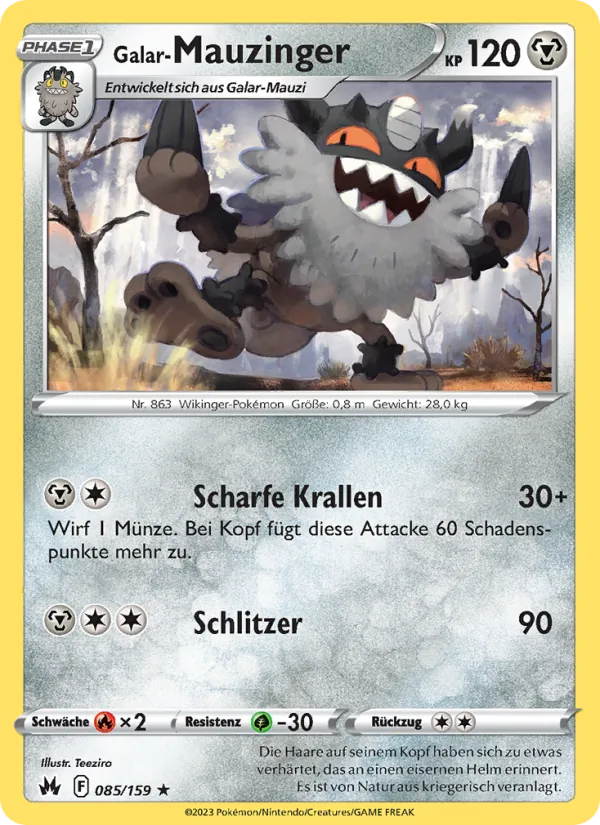 Galar-Mauzinger (Zenit der Könige #085/159)